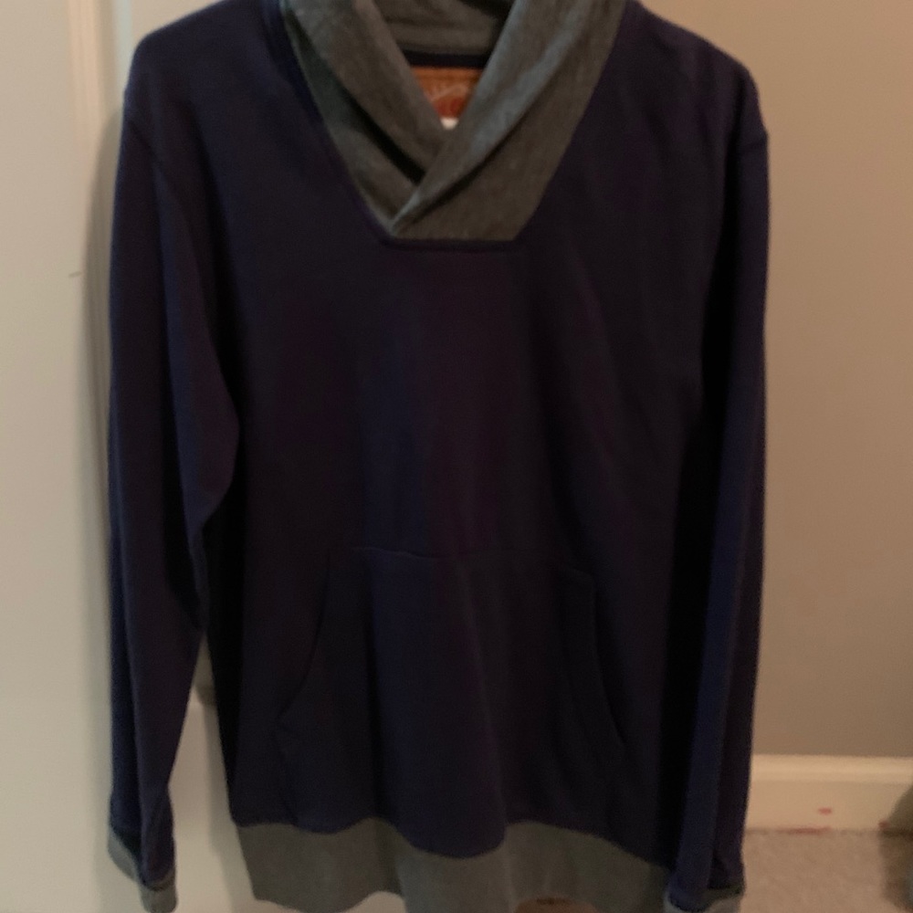 Navy and Gray Sweatshirt